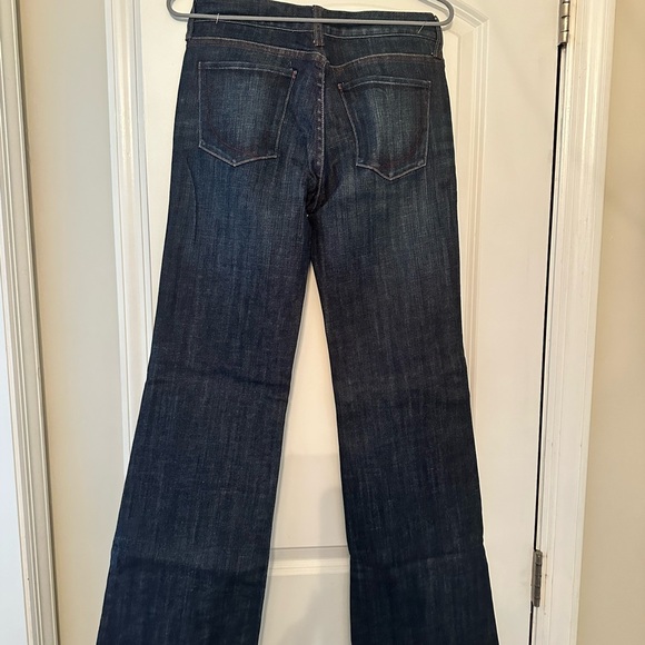 Paper Denim & Cloth Trouser Leg Dark Wash Jean Size 0/25 - Picture 6 of 6